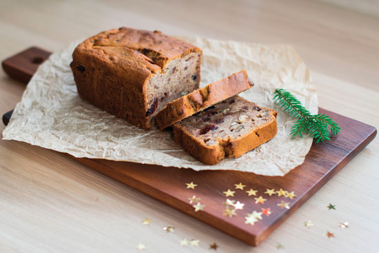 Food swaps can include baked goods such as banana bread or muffins.